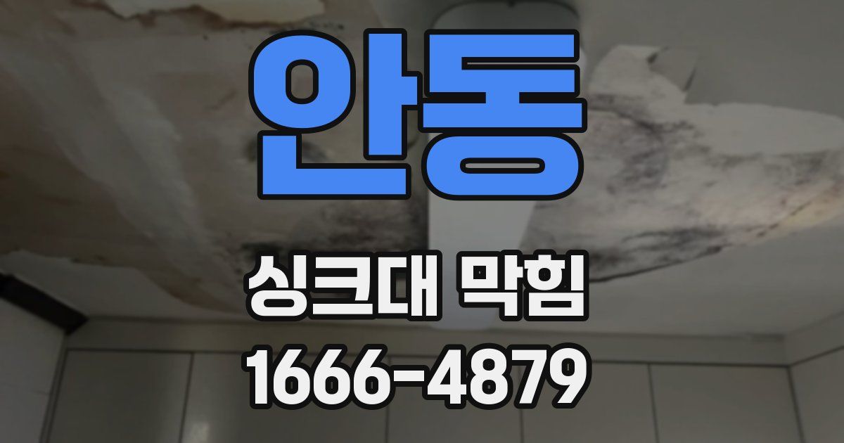안동 싱크대 막힘