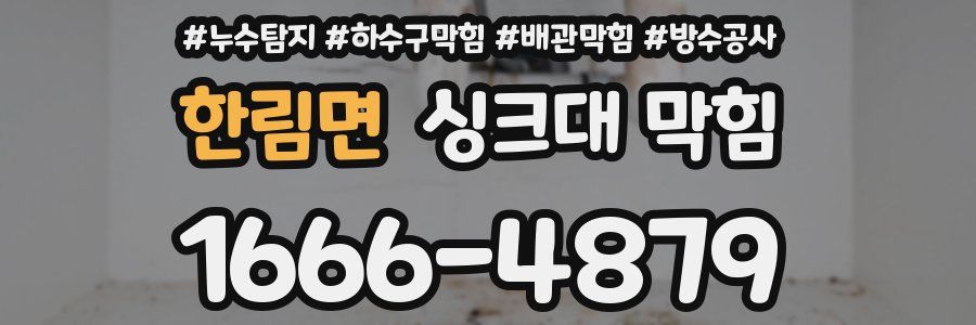 한림면 싱크대 막힘