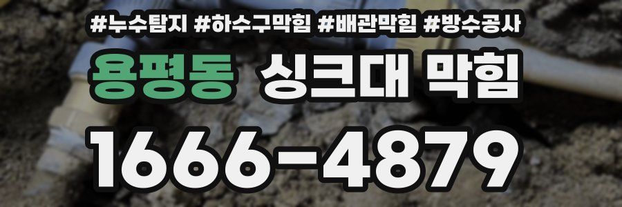 용평동 싱크대 막힘