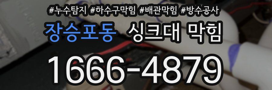 장승포동 싱크대 막힘