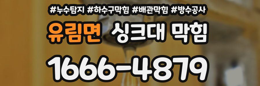 유림면 싱크대 막힘