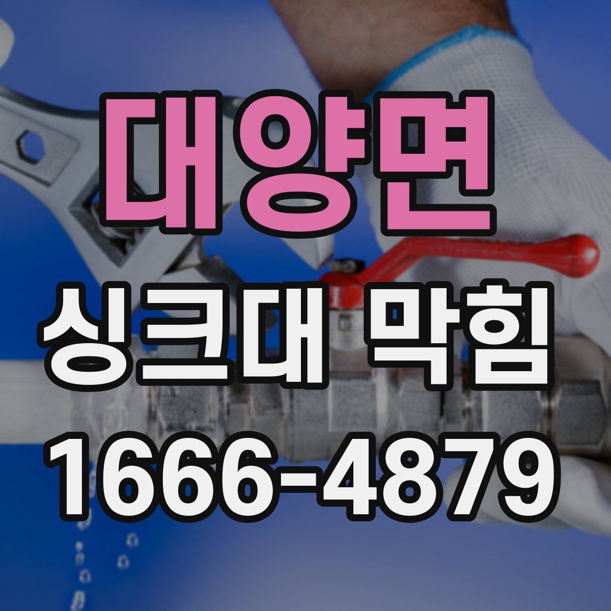 대양면 싱크대 막힘