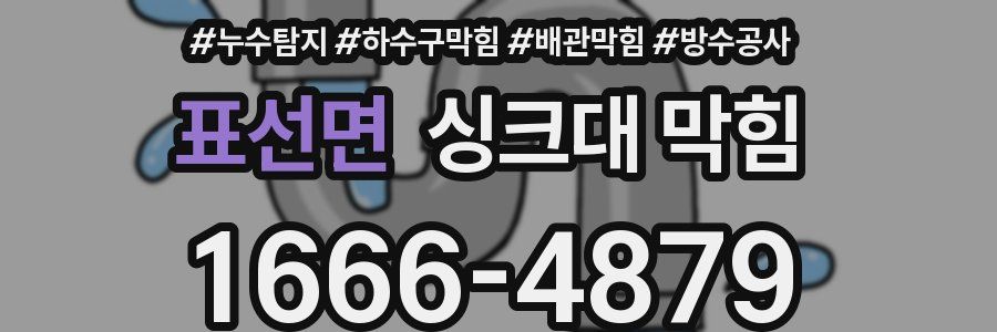 표선면 싱크대 막힘