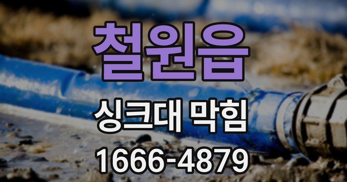 철원읍 싱크대 막힘