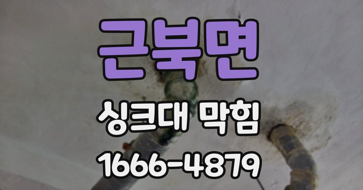 근북면 싱크대 막힘