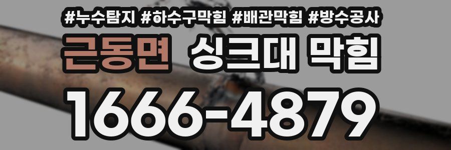 근동면 싱크대 막힘