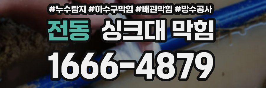 전동 싱크대 막힘
