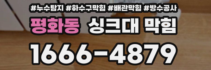 평화동 싱크대 막힘