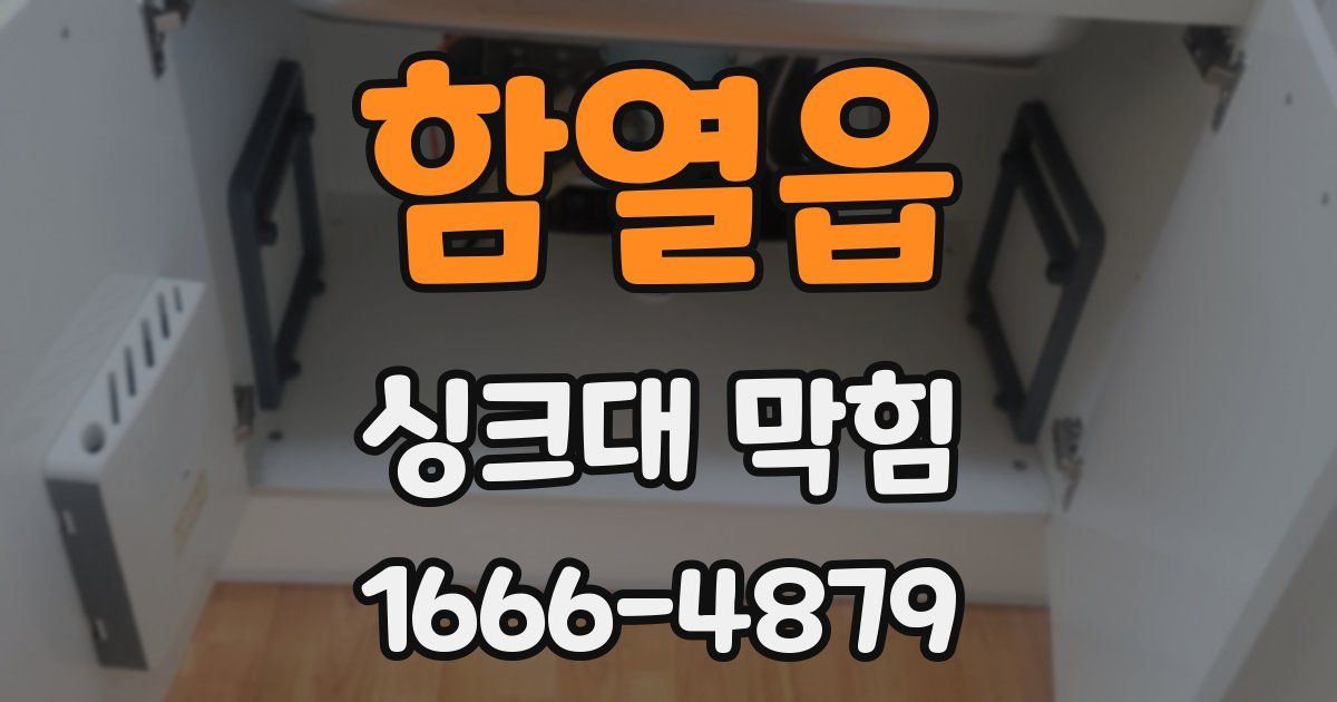 함열읍 싱크대 막힘
