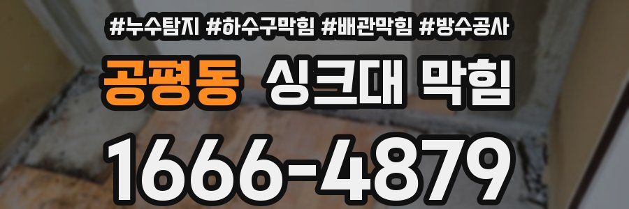공평동 싱크대 막힘