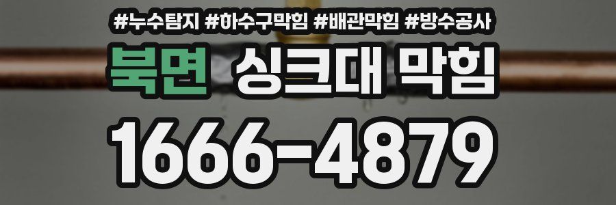 북면 싱크대 막힘
