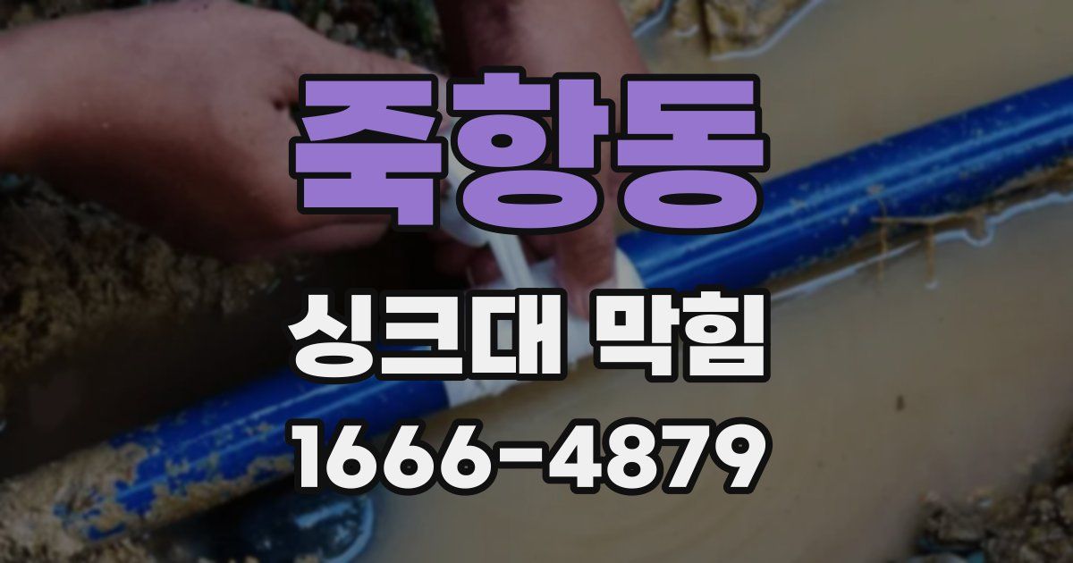 죽항동 싱크대 막힘