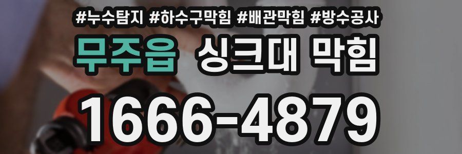무주읍 싱크대 막힘