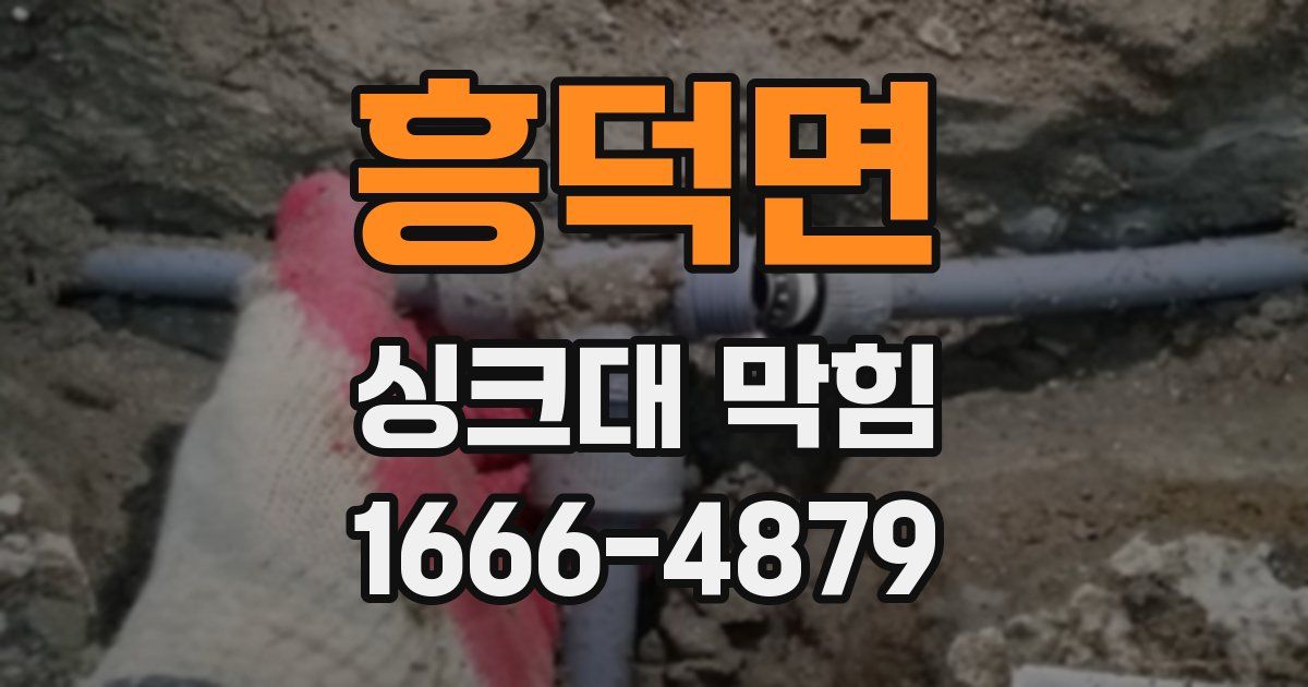 흥덕면 싱크대 막힘