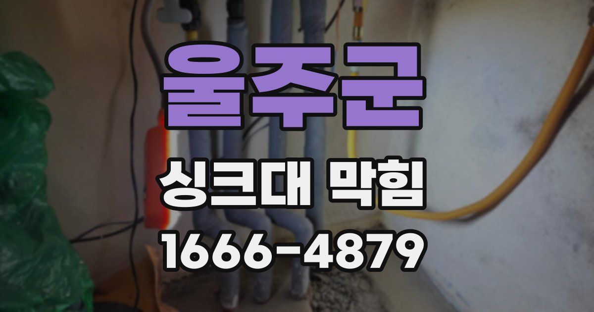 울주군 싱크대 막힘