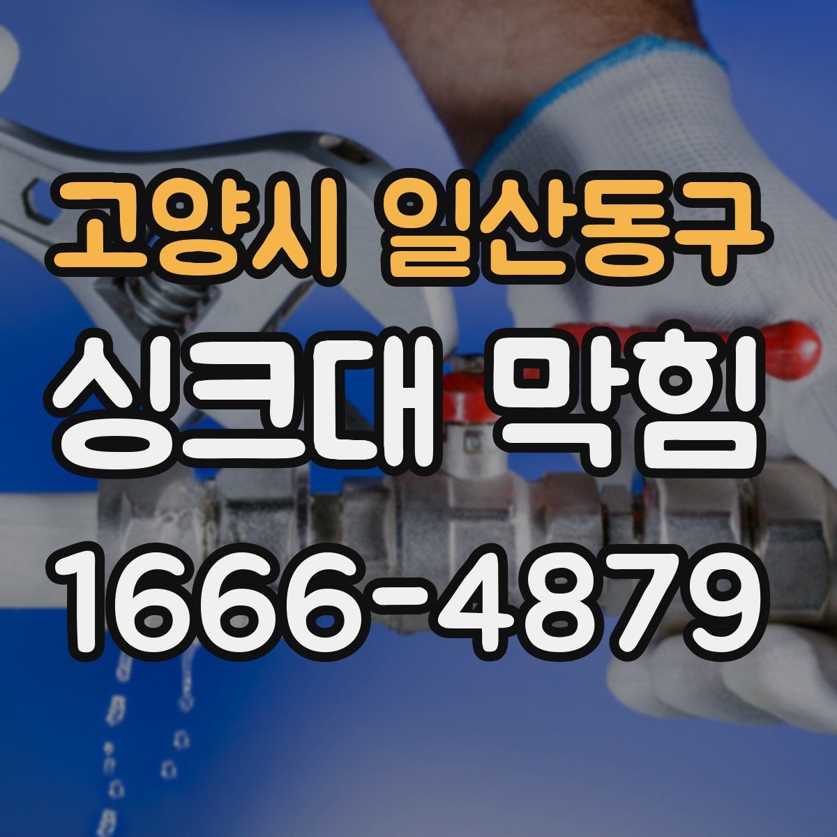 고양시 일산동구 싱크대 막힘