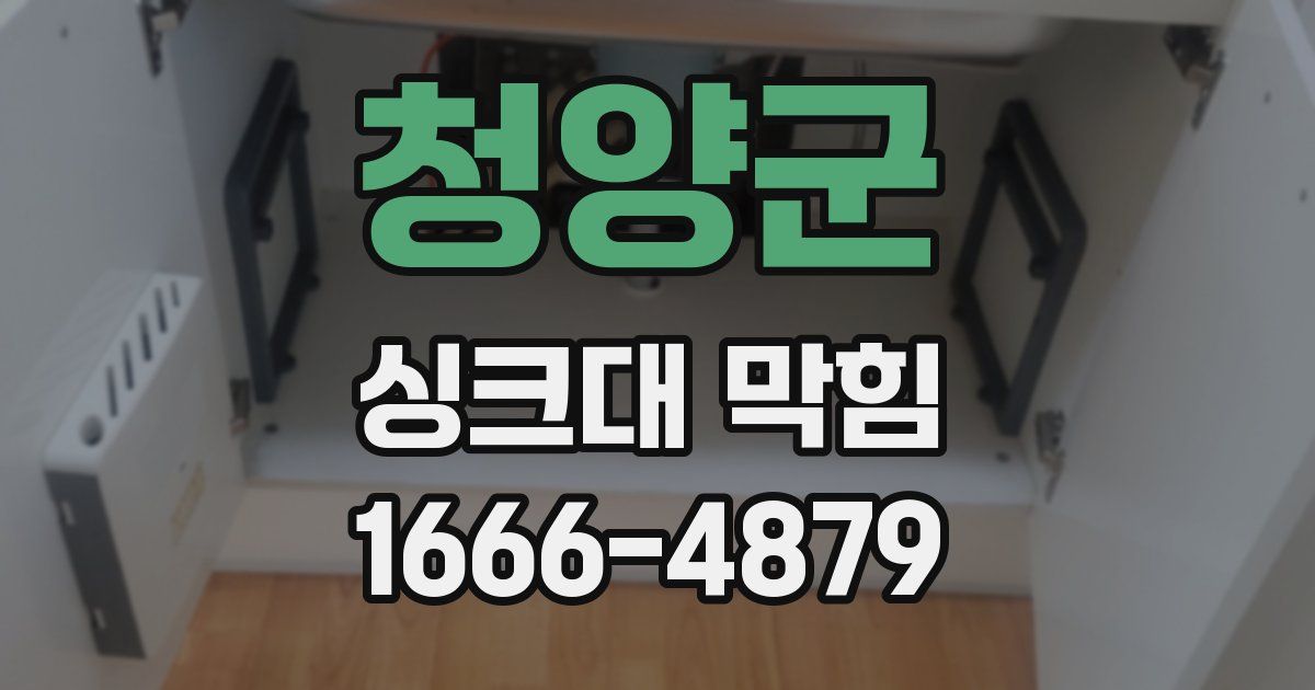 청양군 싱크대 막힘
