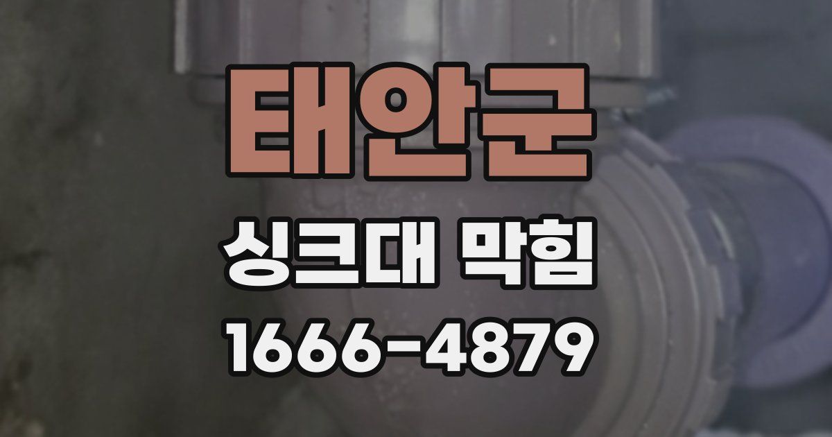 태안군 싱크대 막힘