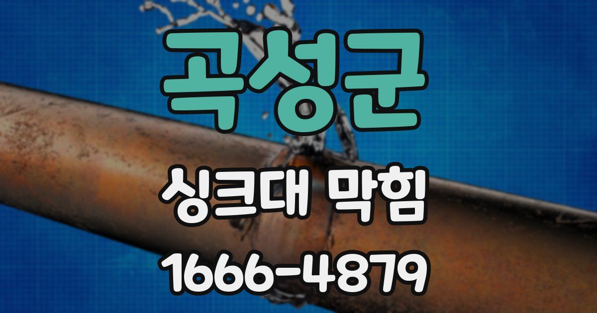 곡성군 싱크대 막힘