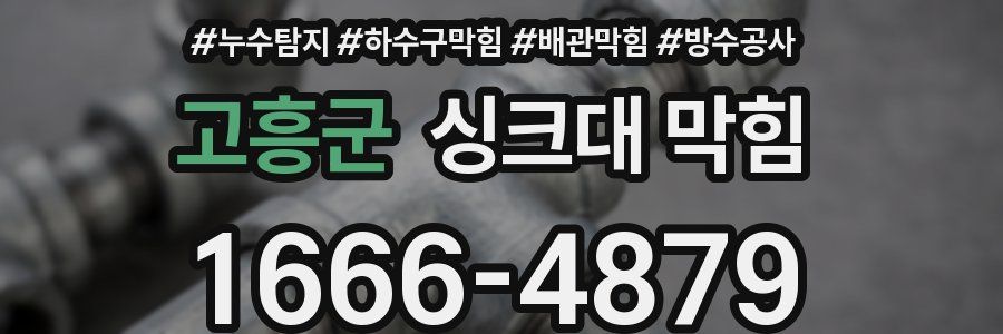 고흥군 싱크대 막힘