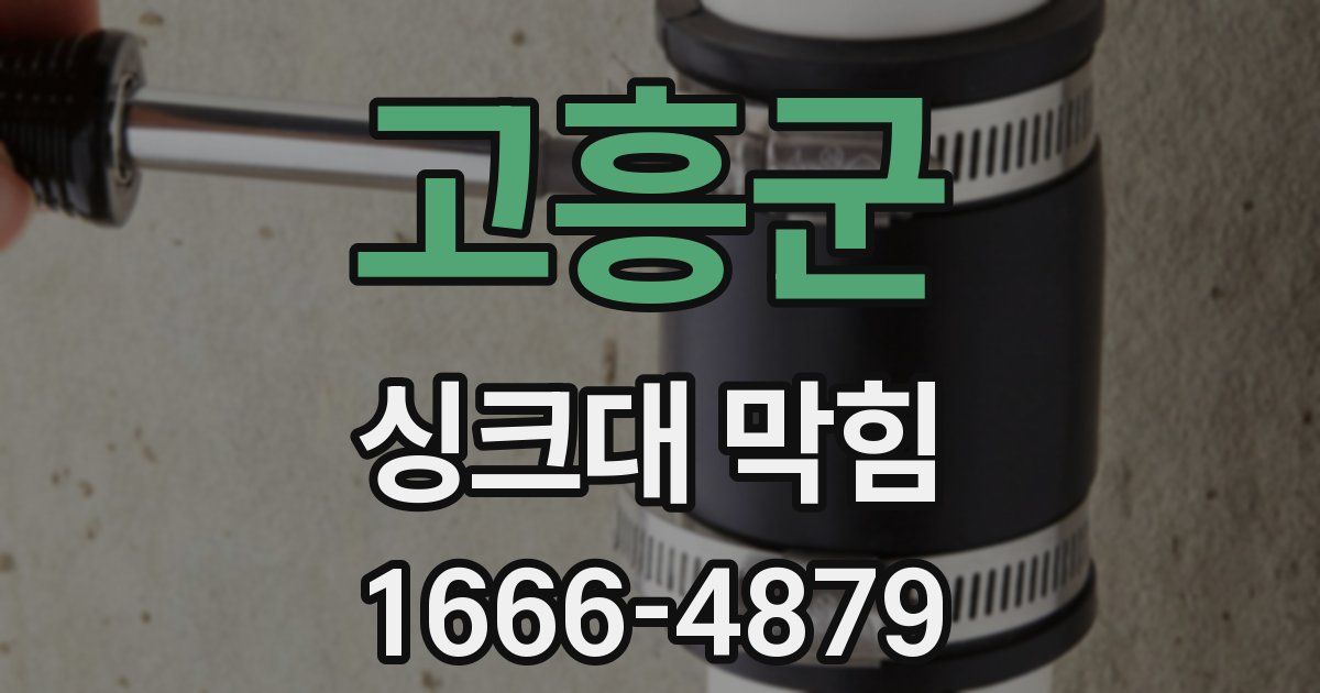 고흥군 싱크대 막힘