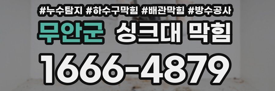 무안군 싱크대 막힘