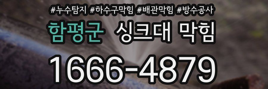 함평군 싱크대 막힘