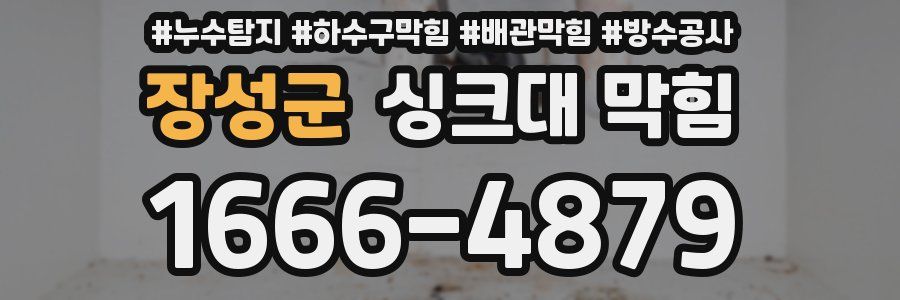 장성군 싱크대 막힘