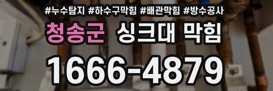 청송군 싱크대 막힘