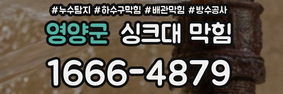영양군 싱크대 막힘