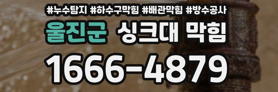 울진군 싱크대 막힘