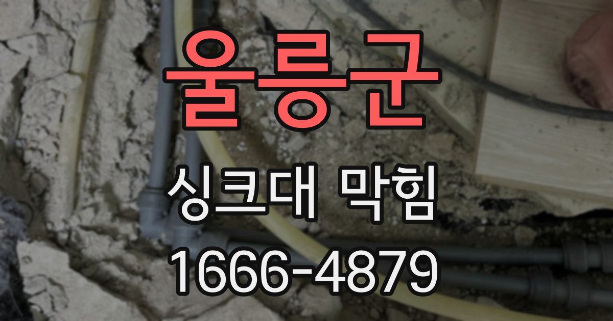 울릉군 싱크대 막힘