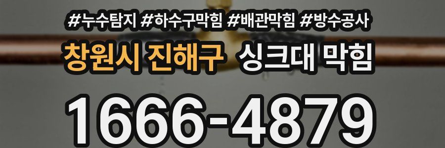 창원시 진해구 싱크대 막힘