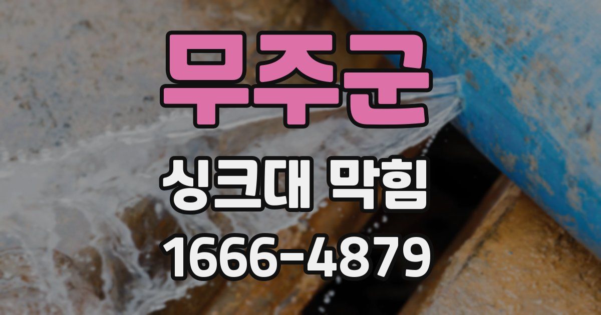무주군 싱크대 막힘
