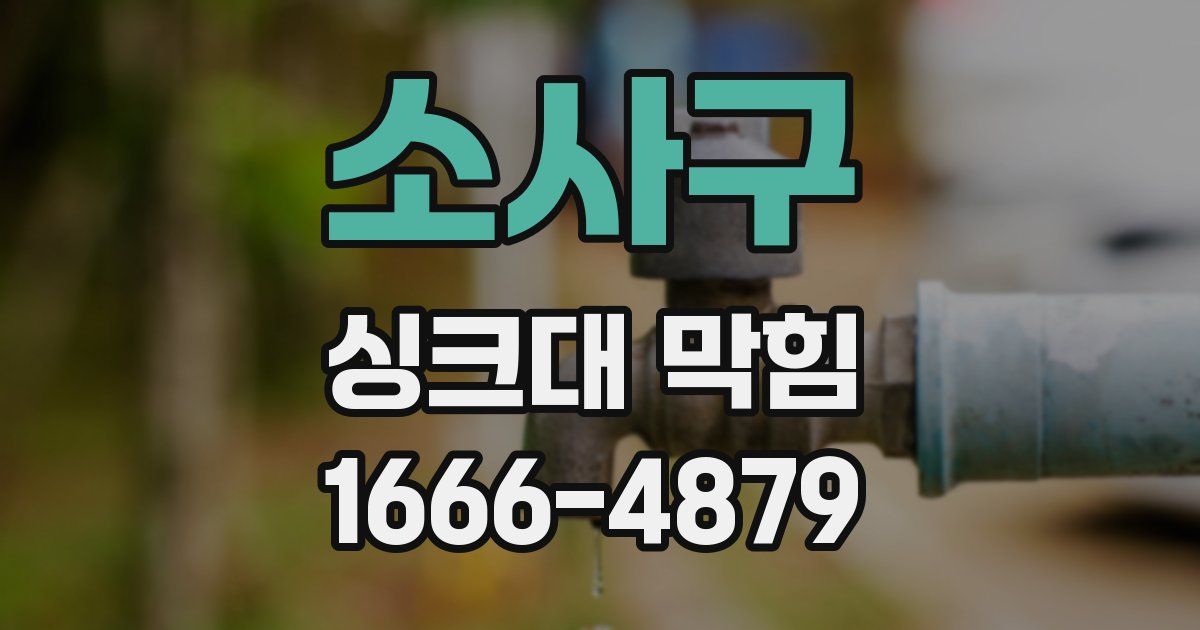 소사구 싱크대 막힘