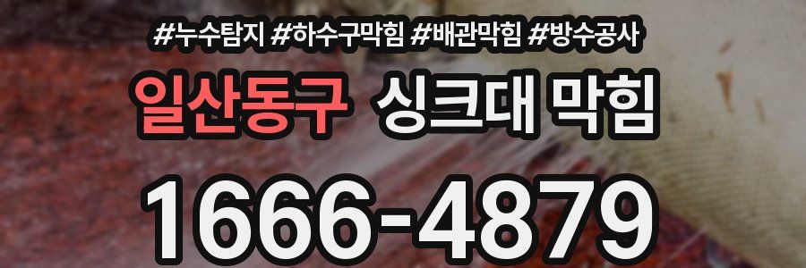 일산동구 싱크대 막힘