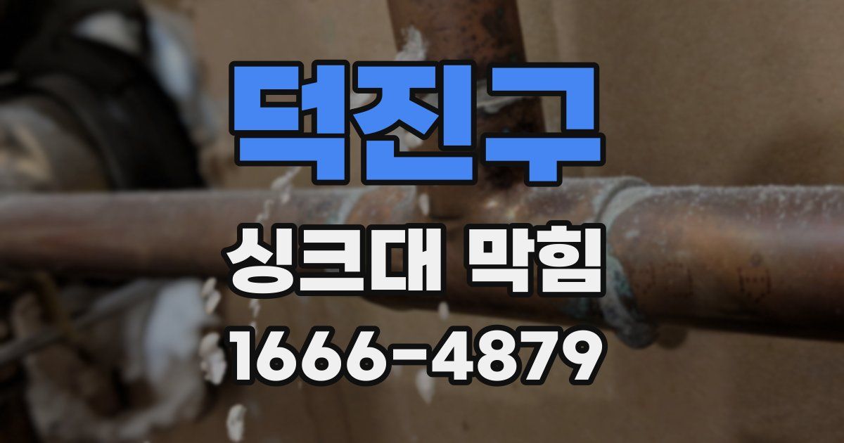 덕진구 싱크대 막힘