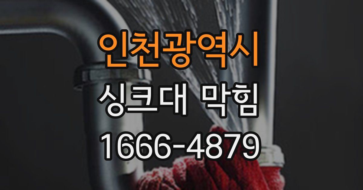 인천광역시 싱크대 막힘
