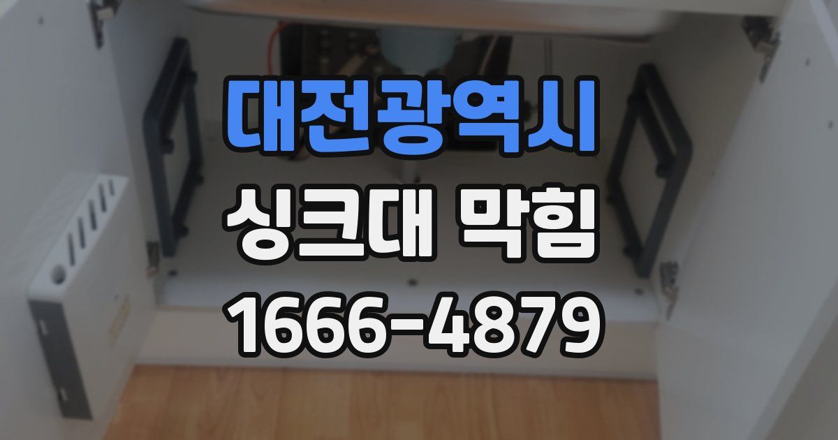 대전광역시 싱크대 막힘