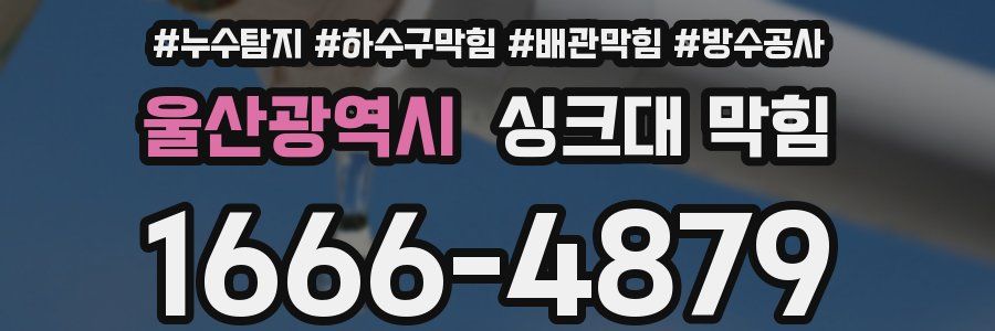 울산광역시 싱크대 막힘