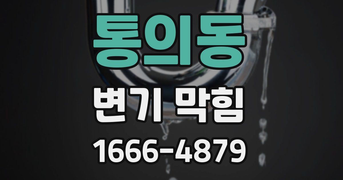 통의동 변기 막힘