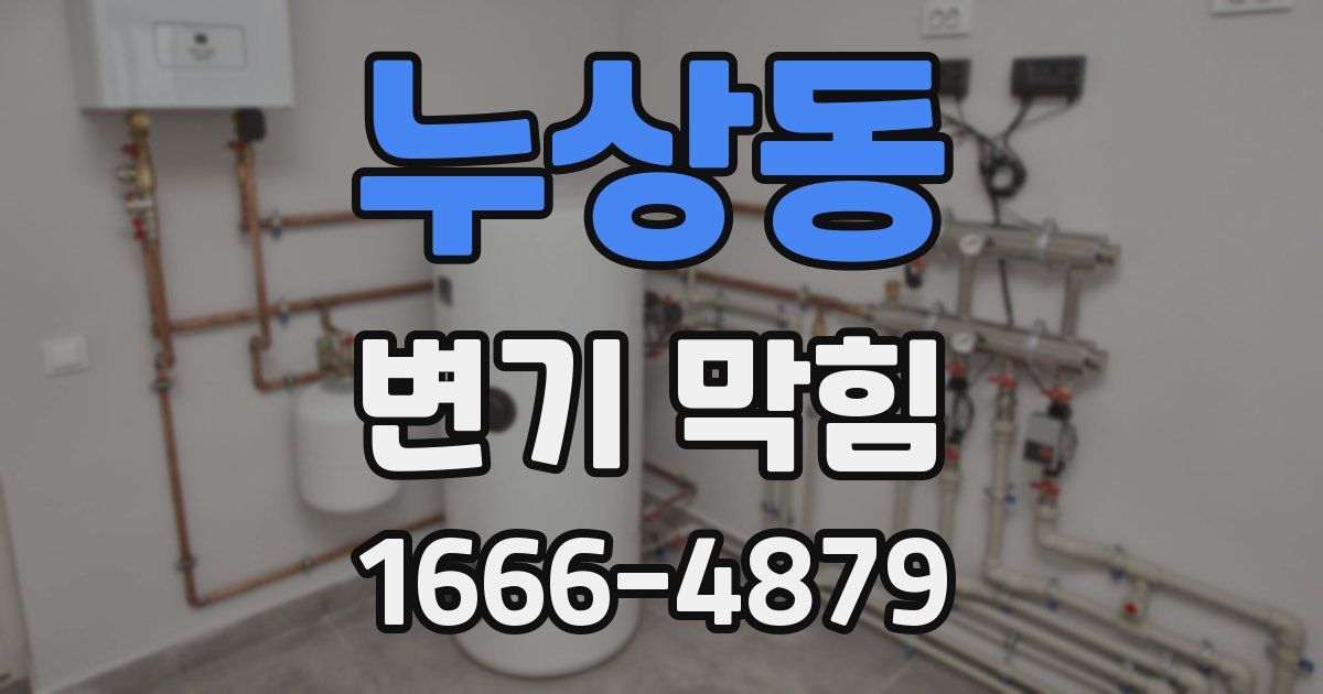 누상동 변기 막힘