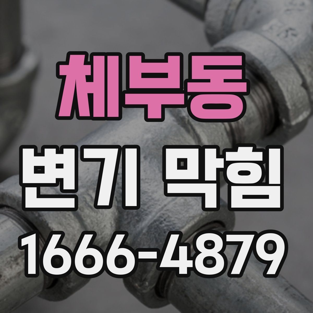 체부동 변기 막힘