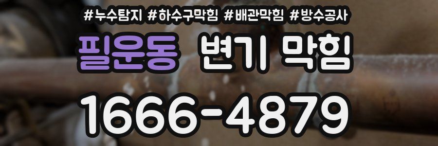 필운동 변기 막힘