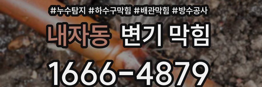 내자동 변기 막힘