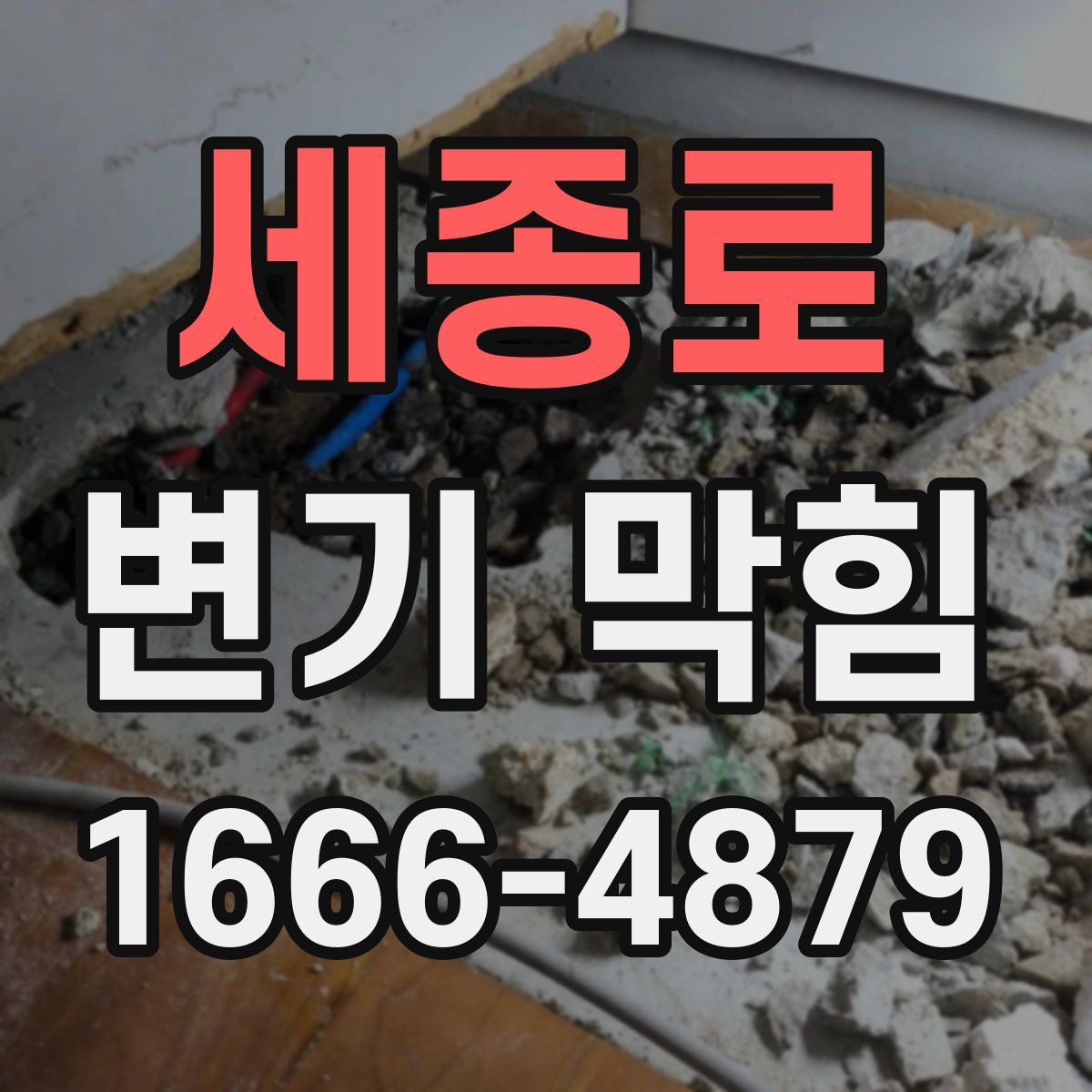 세종로 변기 막힘