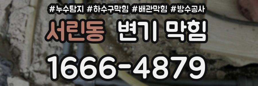 서린동 변기 막힘