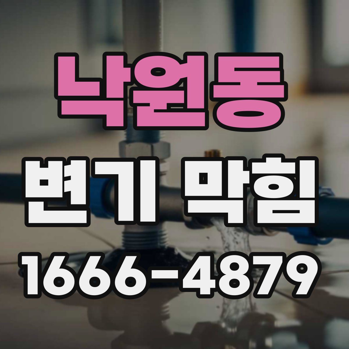낙원동 변기 막힘