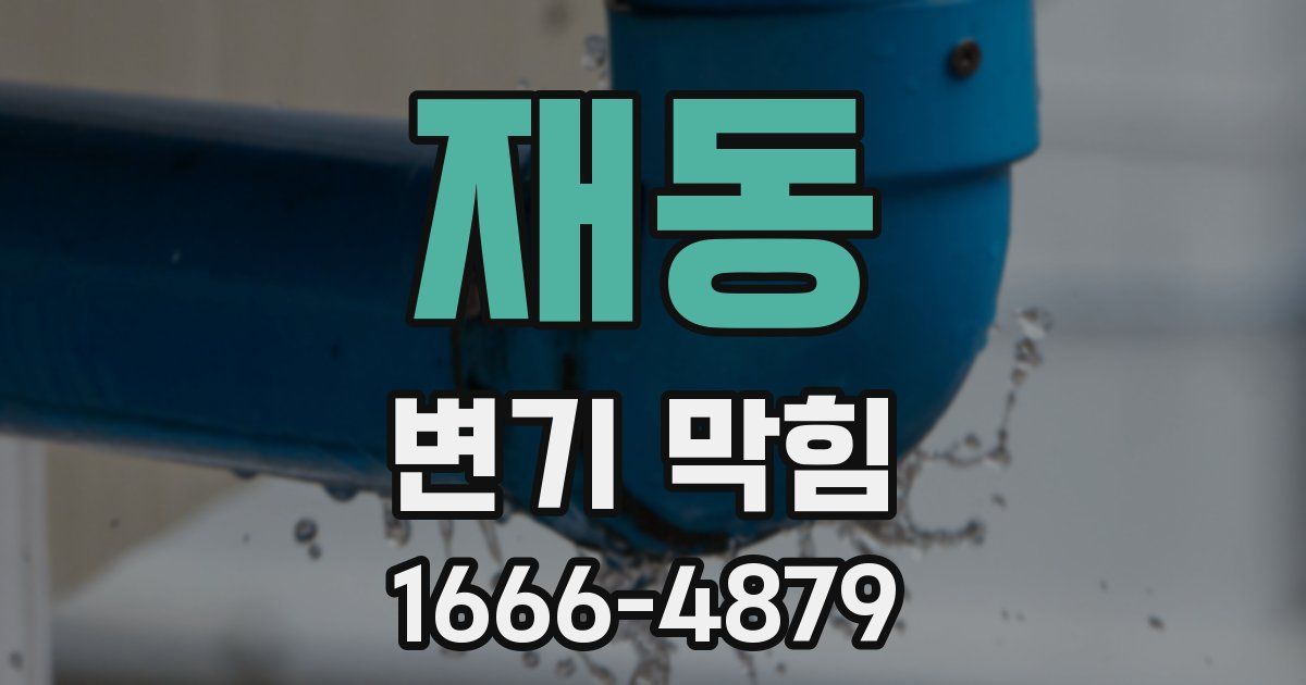 재동 변기 막힘