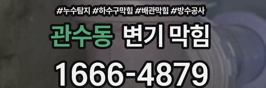 관수동 변기 막힘